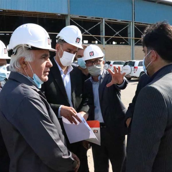 بازدید استاندار ویژه خوزستان از شرکت فولاد آتیه خاورمیانه